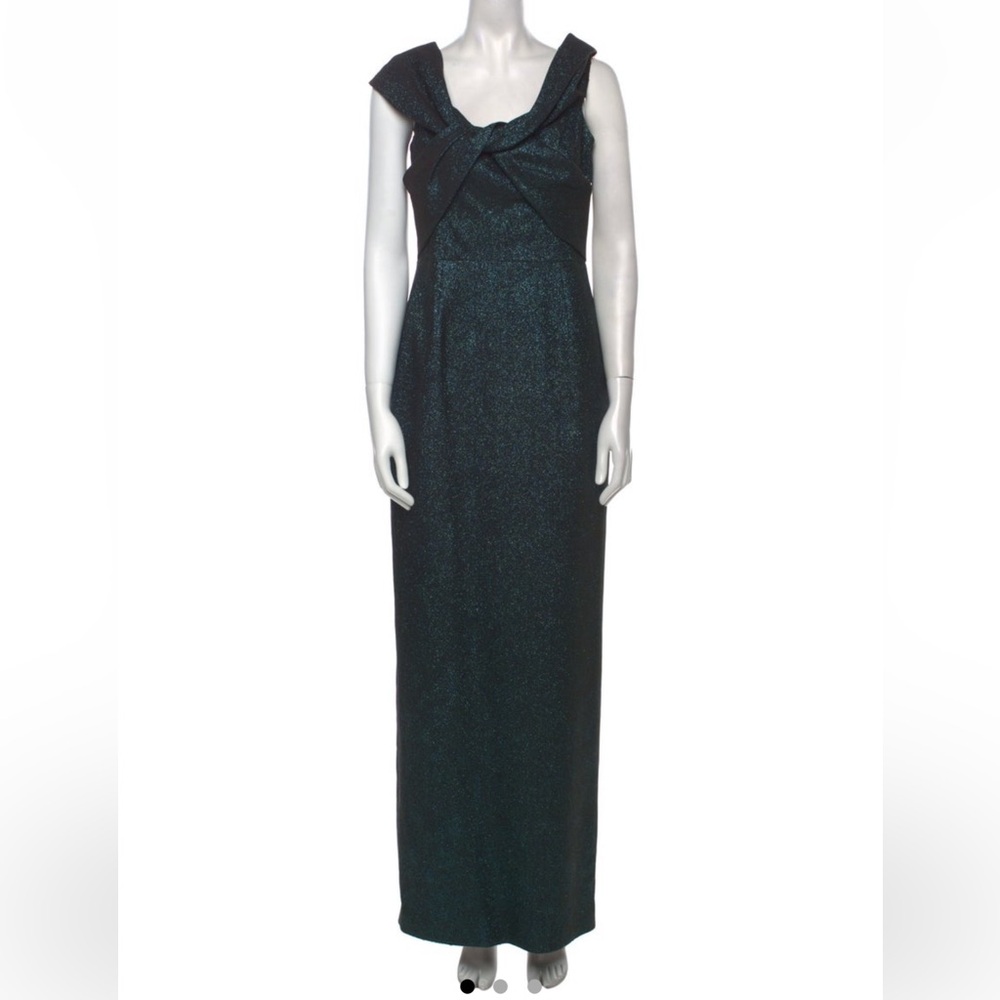 Teri Jon by Rickie Freeman Green Formsl Evening Gown Dress